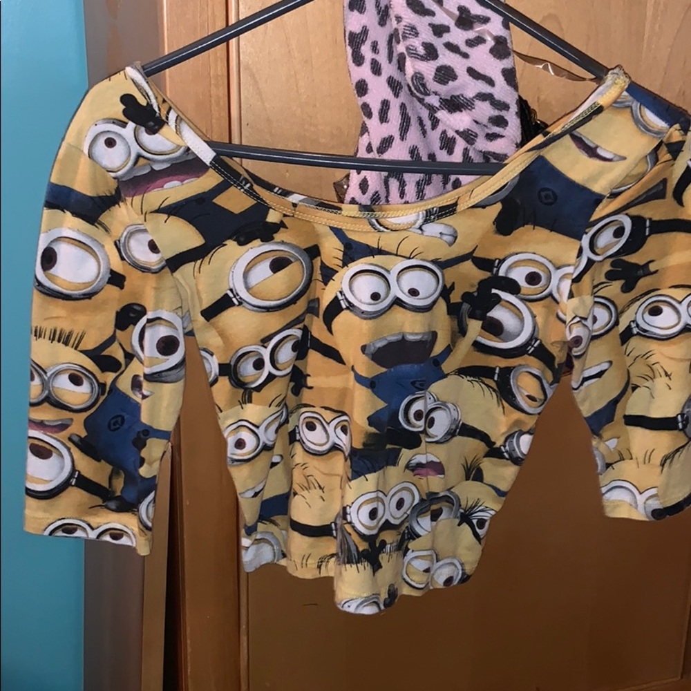 Despicable me crop top